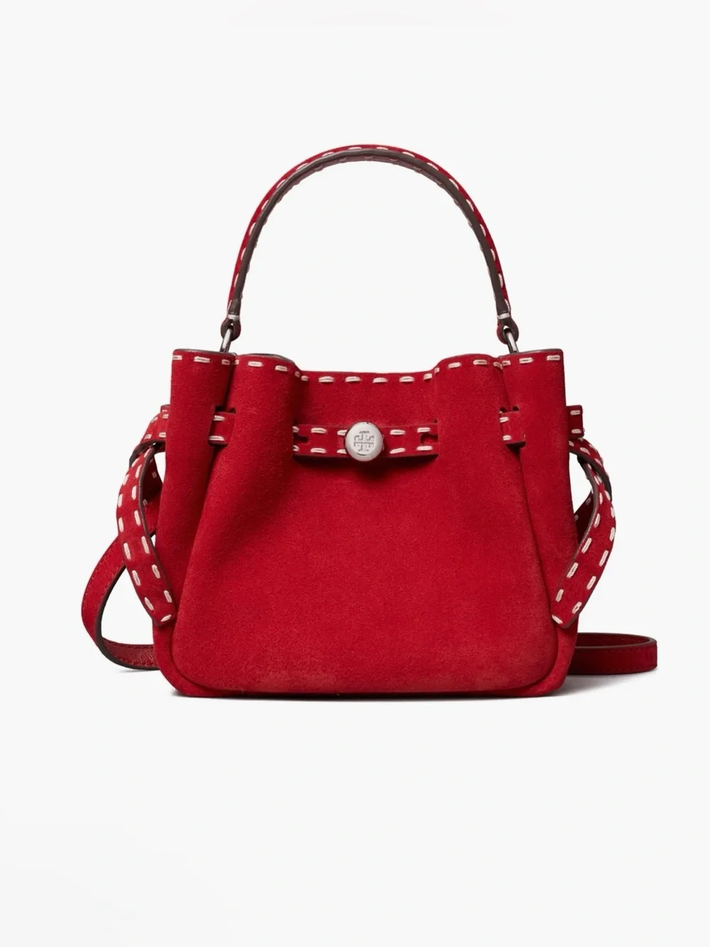*NWT* Tory Burch Mini Romy Suede Bucket Bag
